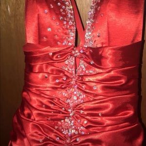 Red Ball Gown